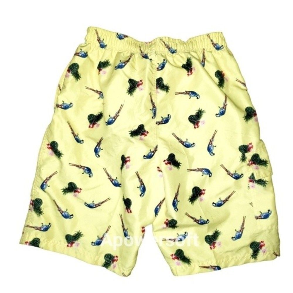 Parrot Print Board Shorts